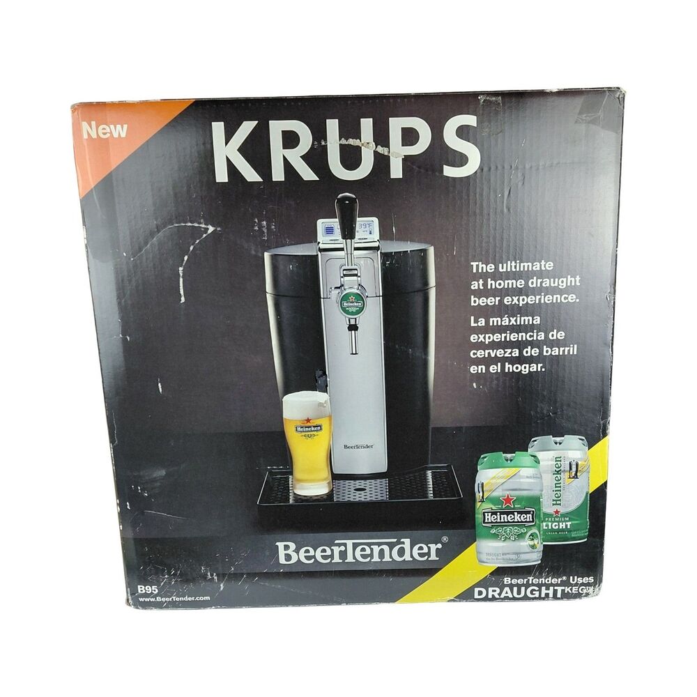 Krups Heineken Beertender Kegerator B95 VB512 in Box EUC